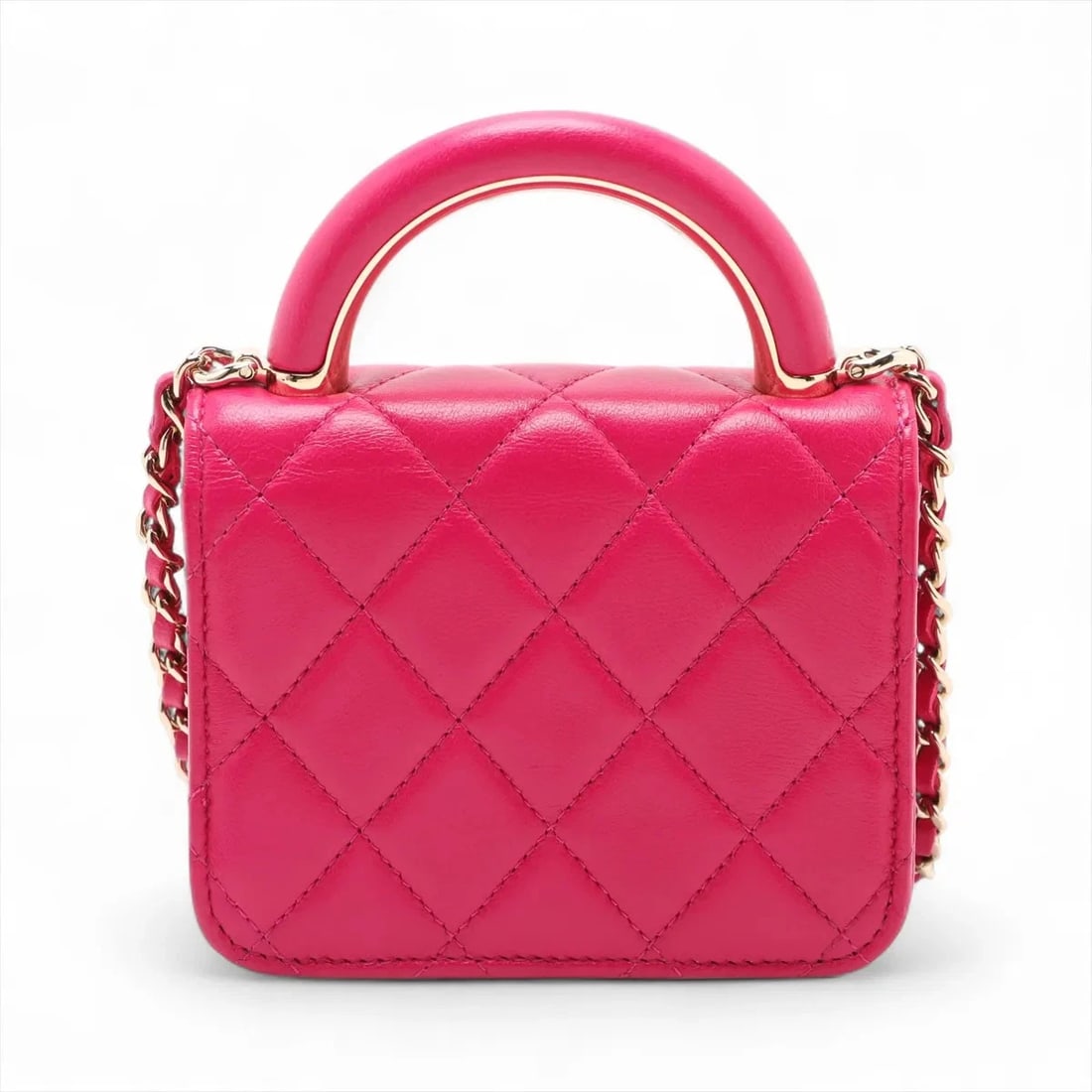 CHANEL MATELASSE LAMBSKIN 2 WAY HANDBAG - 2