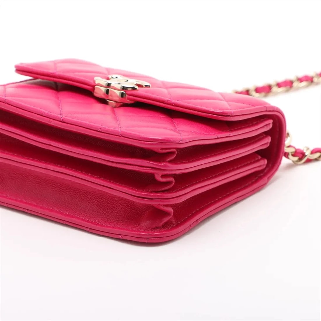 CHANEL MATELASSE LAMBSKIN 2 WAY HANDBAG - 3