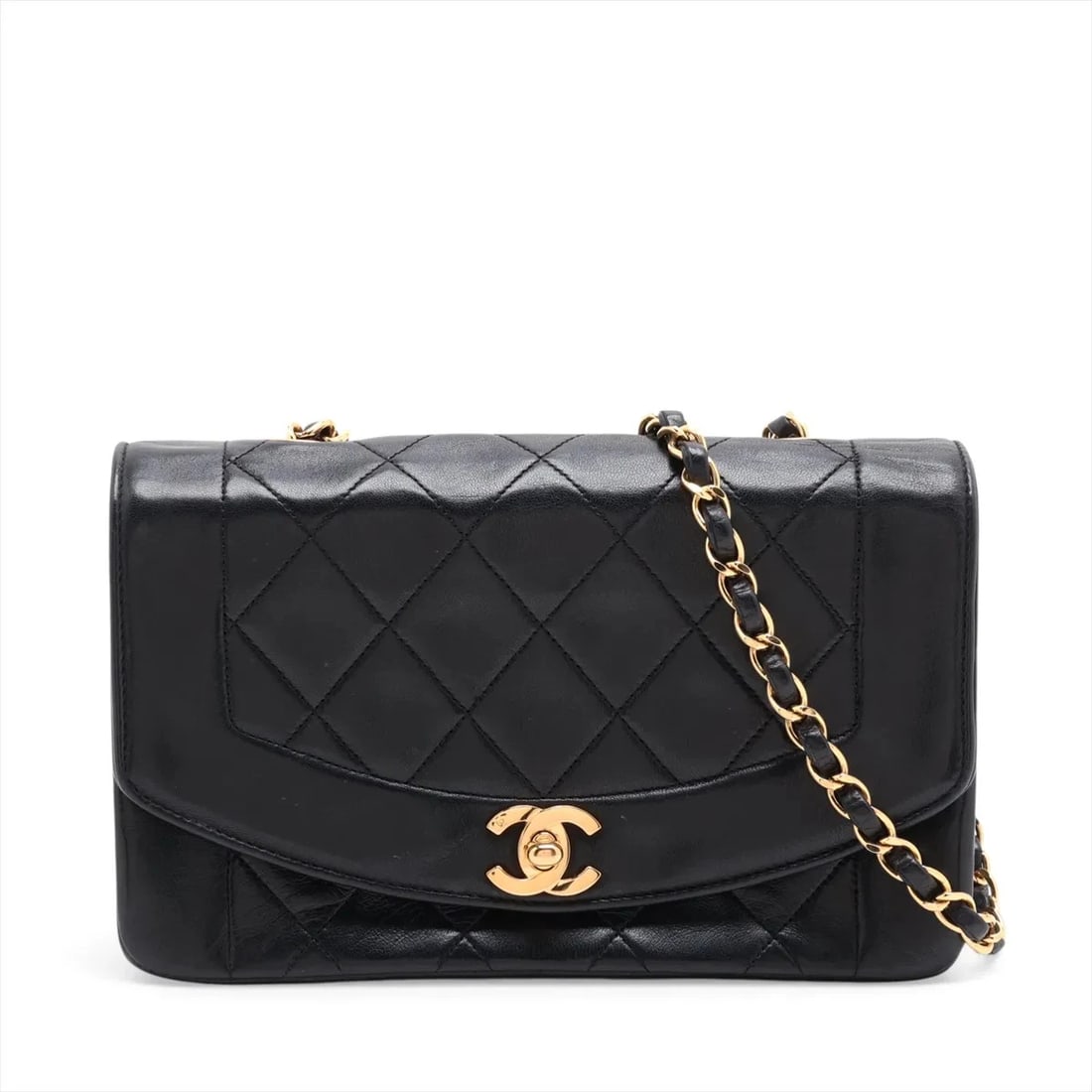 CHANEL MATELASSE LAMBSKIN SINGLE FLAP SINGLE CHAIN BAG: Chanel Matelasse Lambskin Single Flap Single Chain Bag Brand: Chanel Type/Style: Shoulder Bag Material: Lambskin Color: Black Size: Height:5.5inchLength:8.7inchDepth:2.8inch Accessories: None