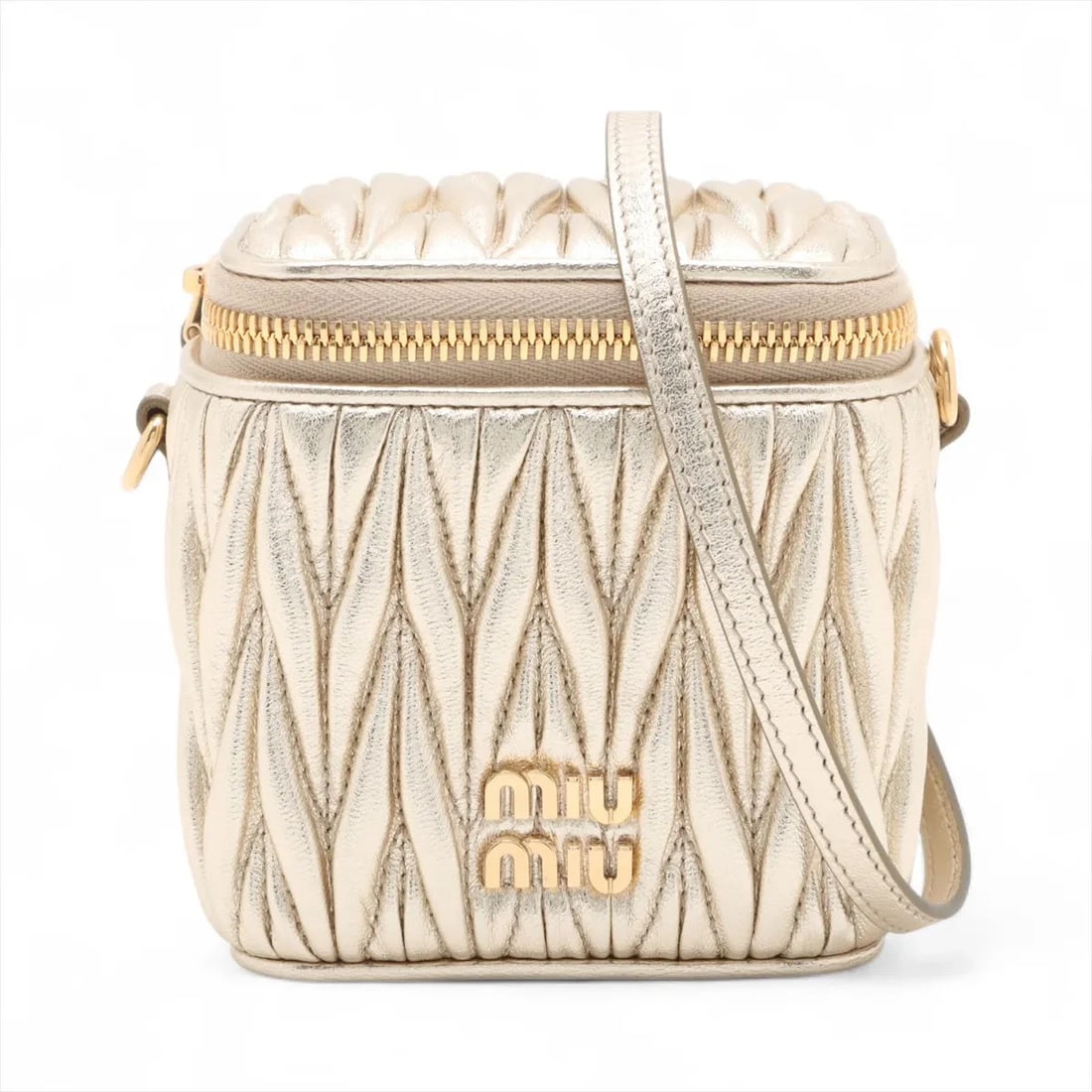 MIU MIU MATELASSE MICRO BAG LEATHER SHOULDER BAG (1 of 4)