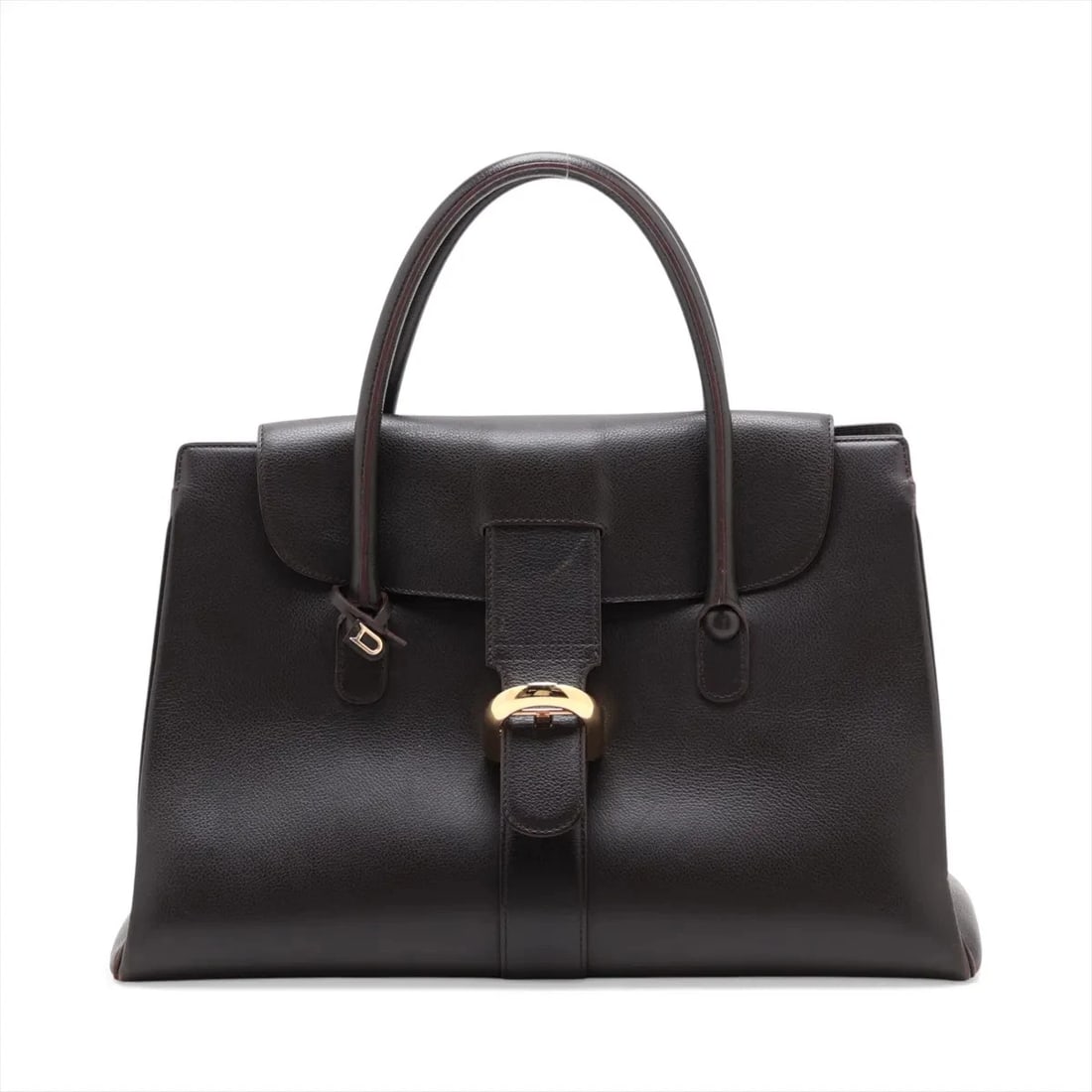 DELVAUX BRILLON GM LEATHER HAND BAG BROWN (1 of 5)