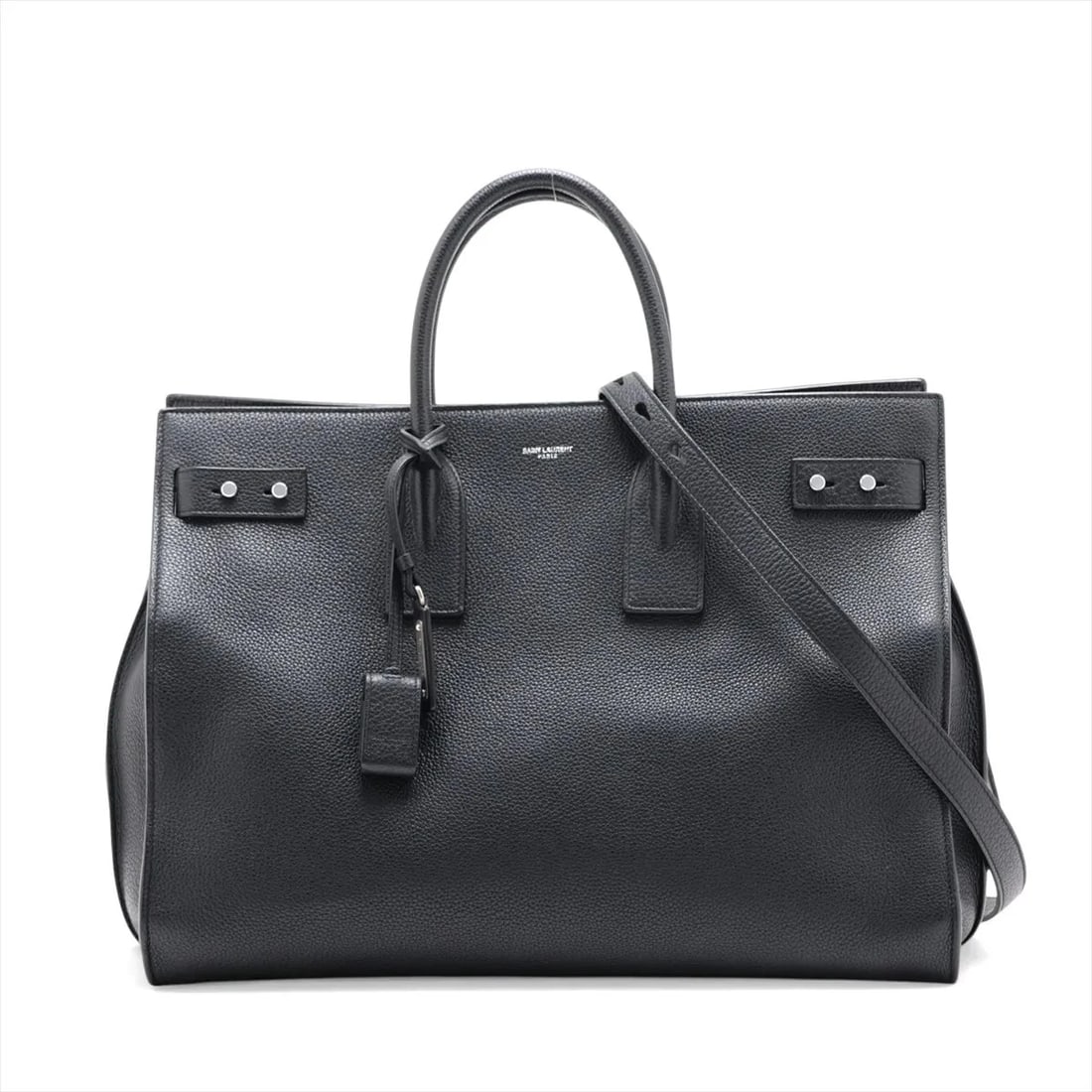 SAINT LAURENT PARIS SAC DE JOUR SUPRU LEATHER 2 WAY HANDBAG (1 of 5)