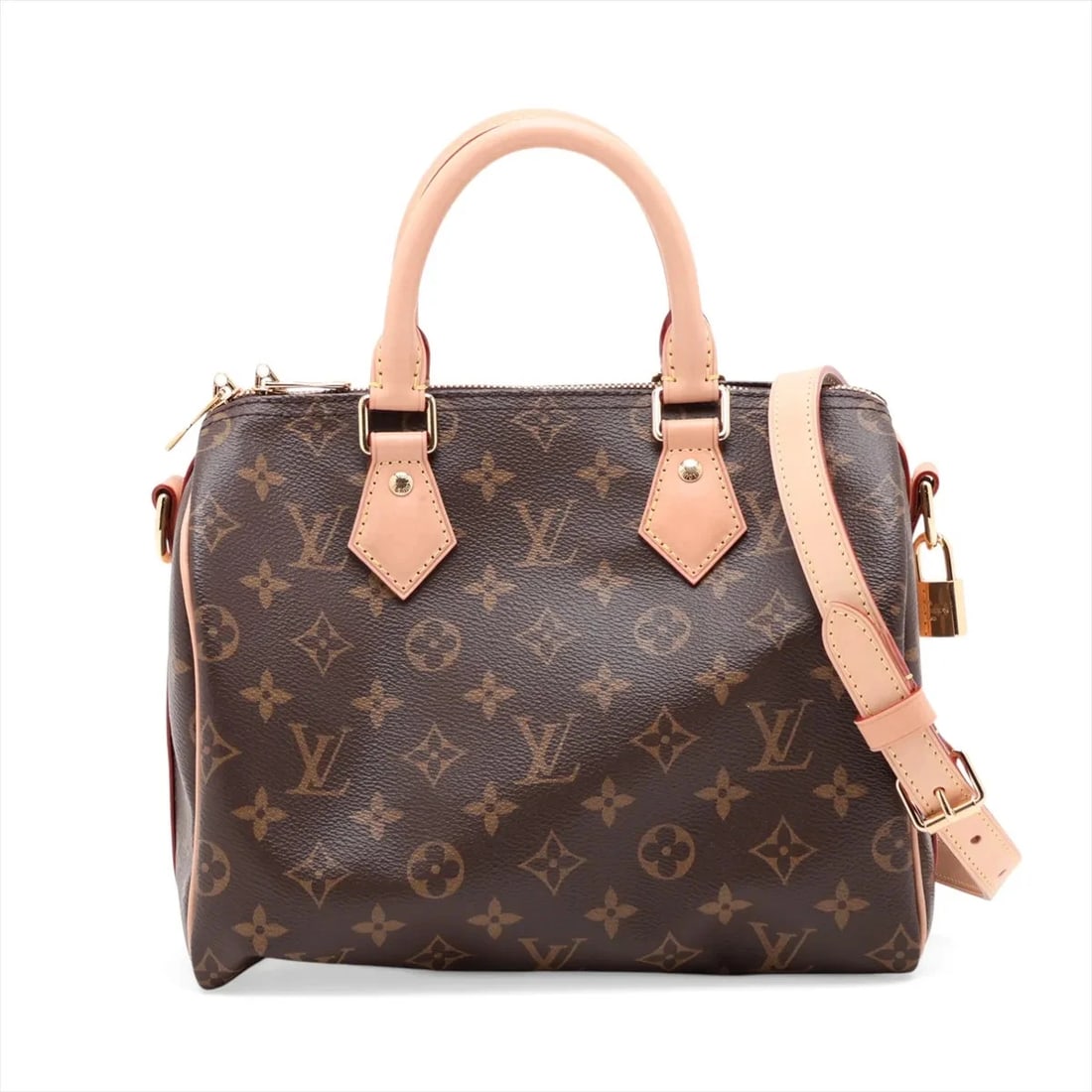LOUIS VUITTON MONOGRAM SPEEDY BANDOULIERE 25 BROWN: Louis Vuitton Monogram Speedy Bandouliere 25 Brown Brand: Louis Vuitton Type/Style: Top Handle Bag Material: Monogram Color: Brown Size: Height:7.5inchLength:10.0inchDepth:5.7inch Accessories: Non