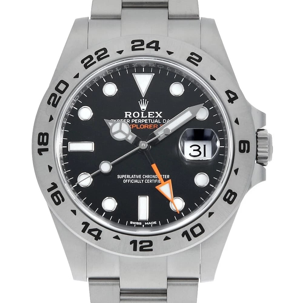 ROLEX EXPLORER BLACK WATCH: ROLEX Explorer black Watch Brand: ROLEX Type/Style: Wrist watch Material: Band Material Stainless Steel, Case Material Stainless Steel Color: Dial Color Black Size: Case:W42mm Circumference of