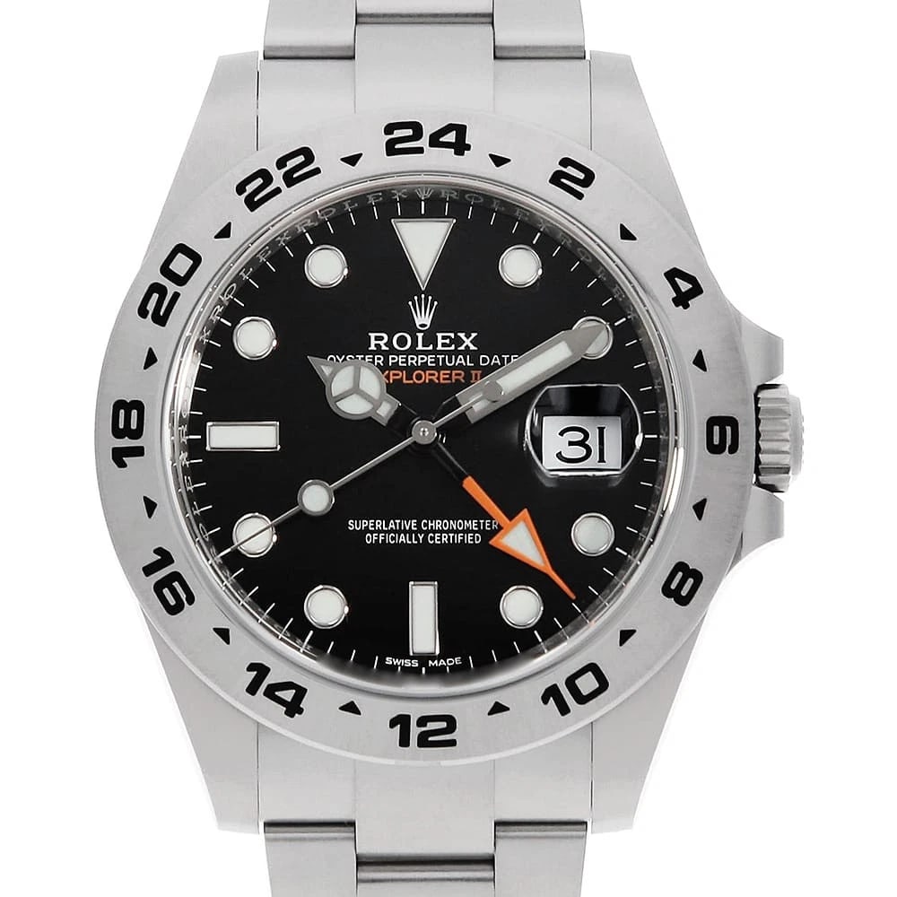 ROLEX EXPLORER BLACK STAINLESS STEEL WATCH: ROLEX Explorer black Stainless Steel WATCH Brand: ROLEX Type/Style: Wrist watch Material: Band Material Stainless Steel, Case Material Stainless Steel Color: Dial Color Black Size: Case:W42mm