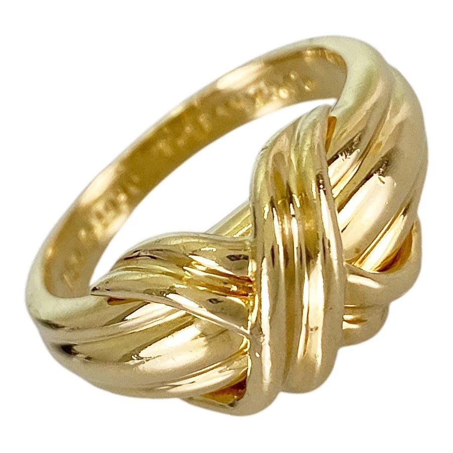 TIFFANY&CO. SIGNATURE YELLOW GOLD RING: TIFFANY&Co. Signature Yellow gold Ring Brand: TIFFANY&Co. Type/Style: Ring Material: 18K Yellow Gold Color: Gold Size: US 5.5 Accessories: None Accessories Notice: When purchasing pre-owne