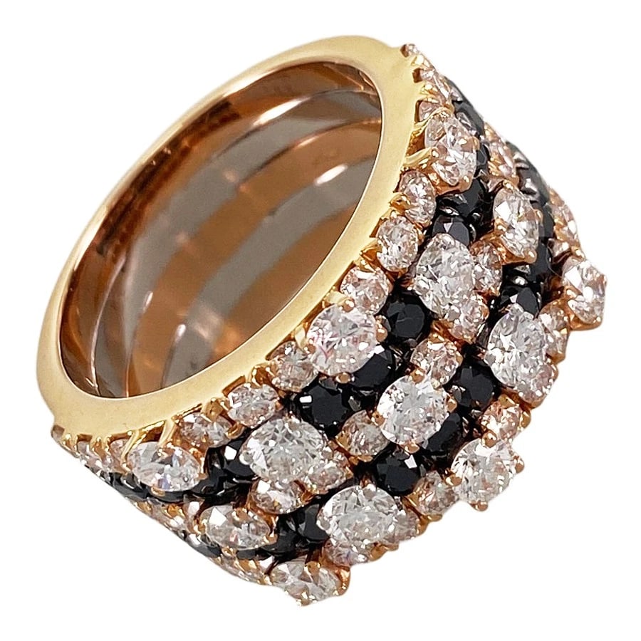 GIORGIO VISCONTI ROSE GOLD DIAMOND RING (1 of 4)