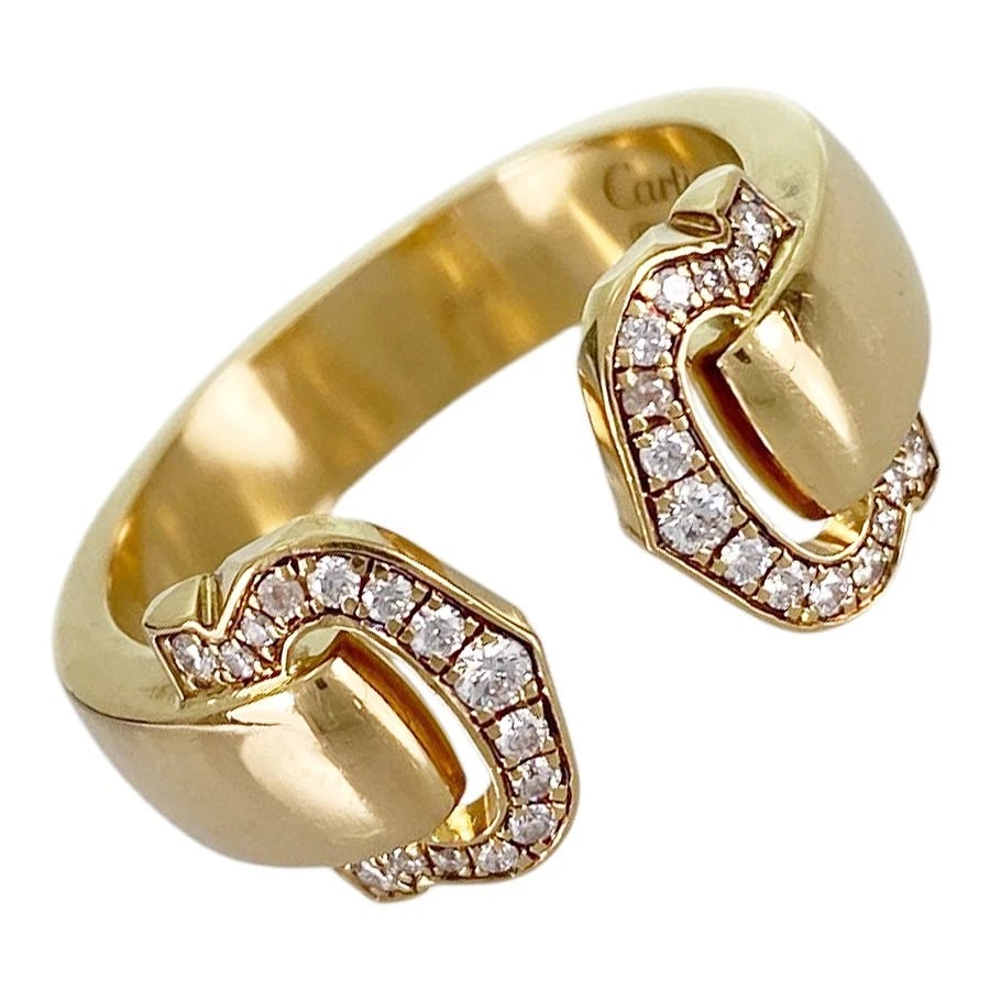 CARTIER BOKURUSE YELLOW GOLD DIAMOND RING: Cartier Bokuruse Yellow gold Diamond Ring Brand: Cartier Type/Style: Ring Material: 18K Yellow Gold Color: Gold Size: US 7.5 Accessories: None Accessories Notice: When purchasing pre-owned