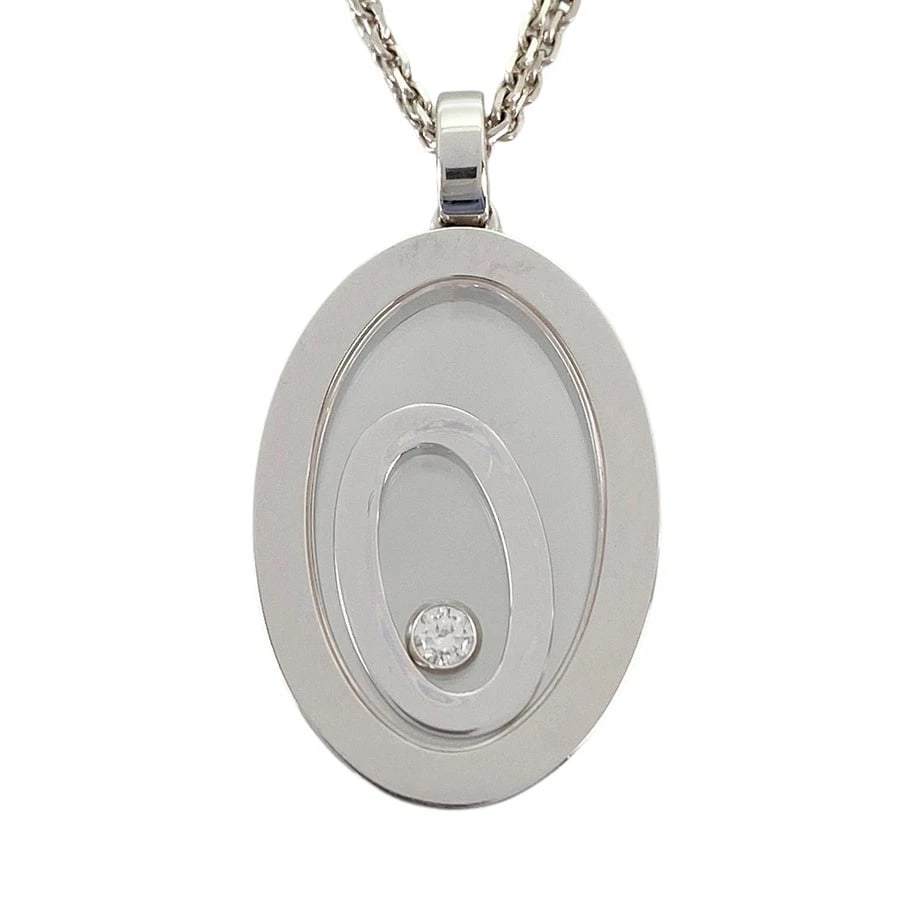CHOPARD HAPPY SPIRIT WHITE GOLD DIAMOND NECKLACE (1 of 6)