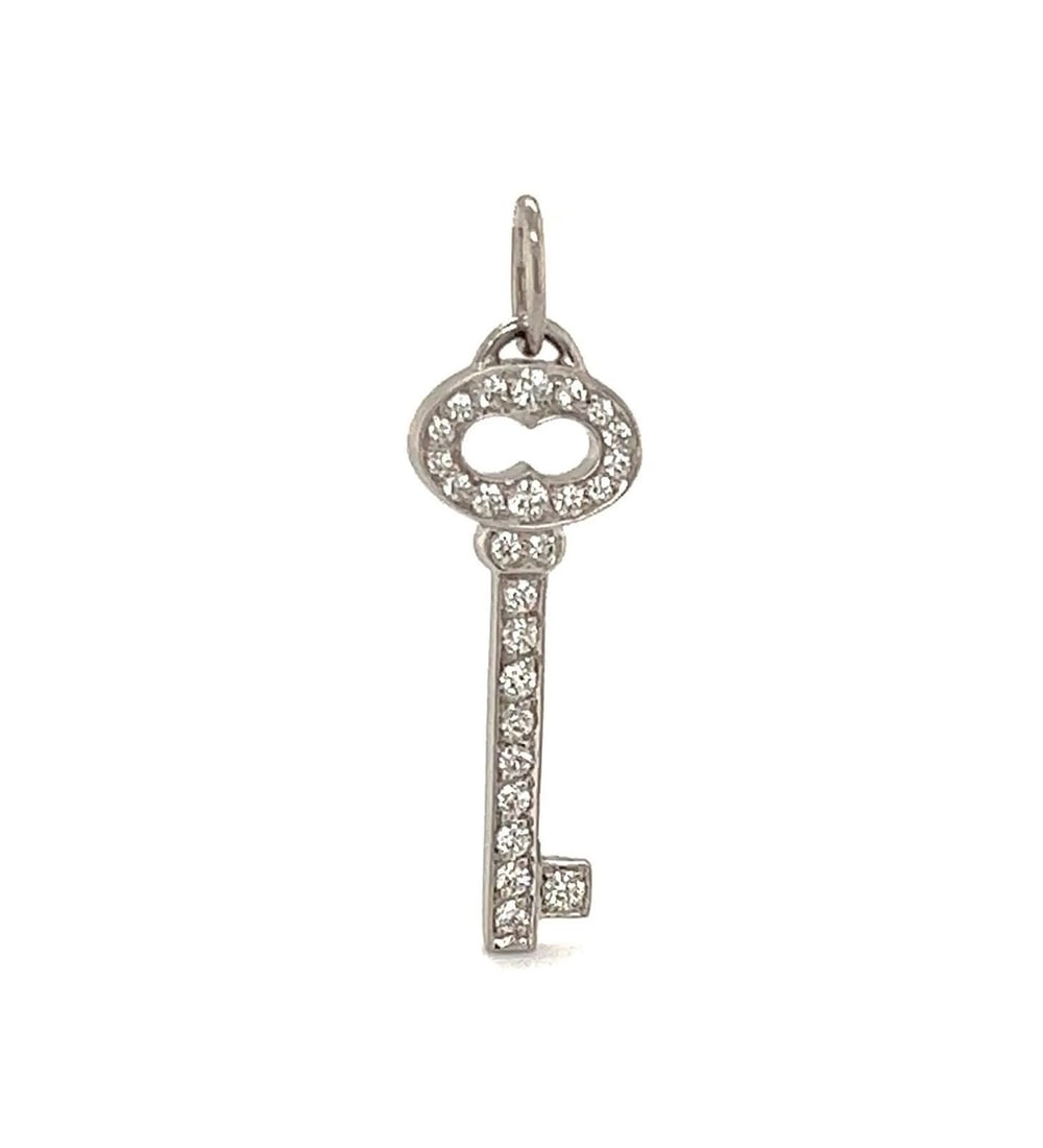 TIFFANY & CO. DIAMOND PLATINUM PENDANT (1 of 5)