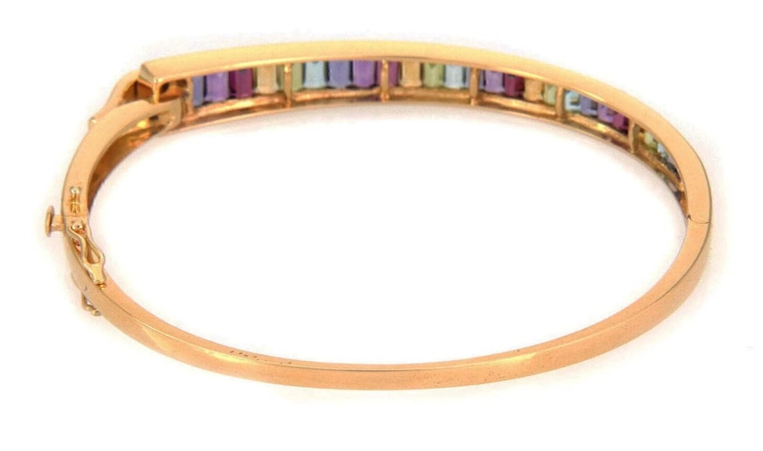 GUY LAROCHE DIAMOND MULTI-GEM BRACELET - 3