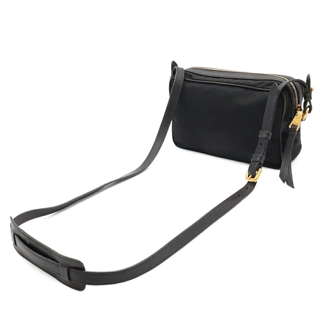 PRADA TRIANGLE SHOULDER BAG/POUCH, NYLON - 3