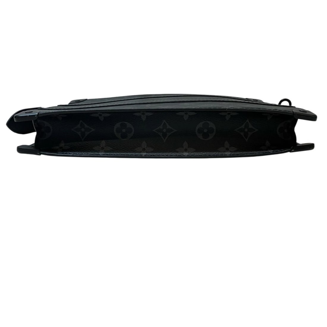 LOUIS VUITTON TRUNK POCHETTE CLUTCH BAG, MONOGRAM ECLIPSE - 3