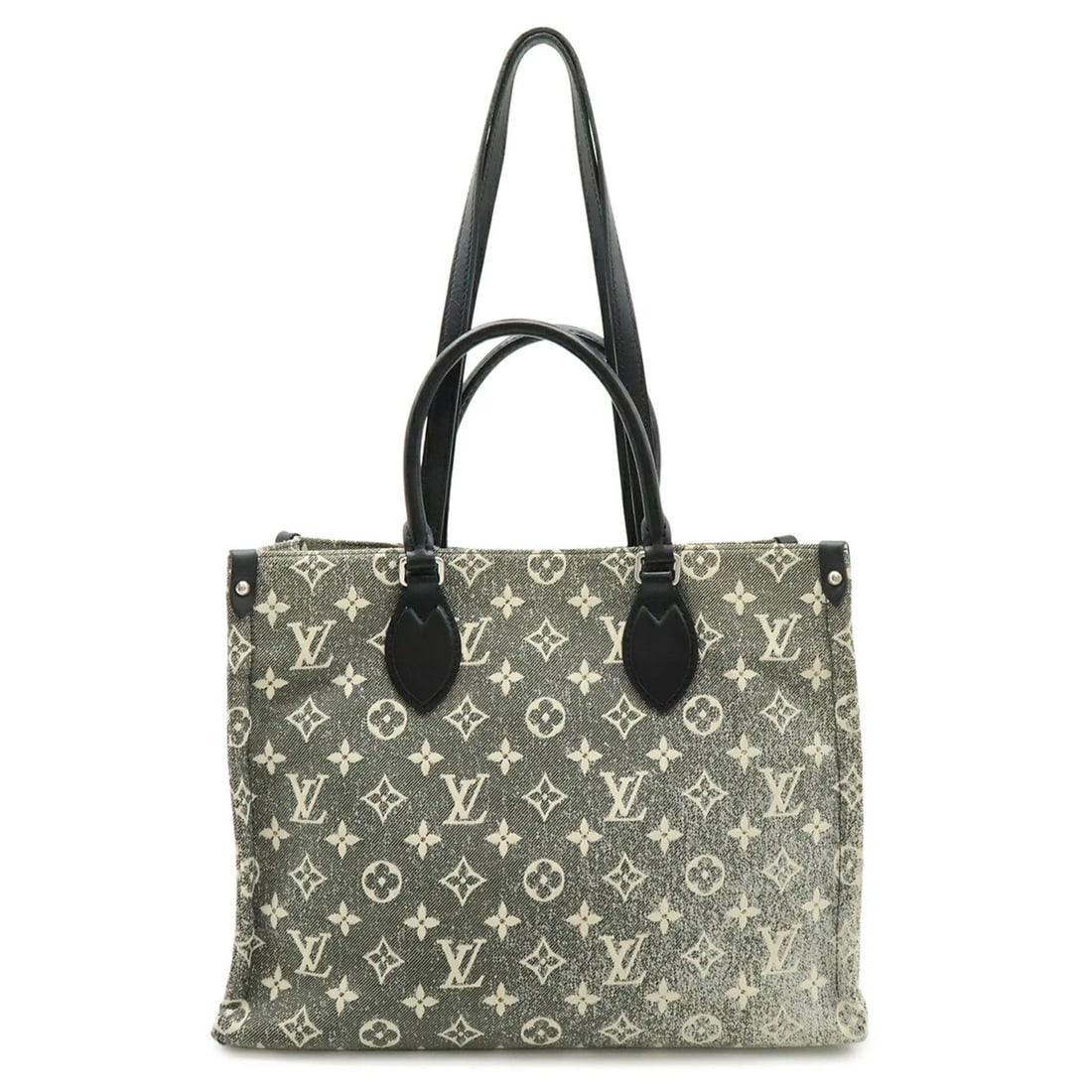 LOUIS VUITTON MONOGRAM JACQUARD DENIM: Louis Vuitton Monogram Jacquard Denim Brand: Louis Vuitton Type/Style: Handbag, Tote bag Material: Monogram Color: Black, Monogram, Noir Size: (HxWxD) 25cm x 32.5cm x 14cm / 9.84inch x 12.79inch x 5.5