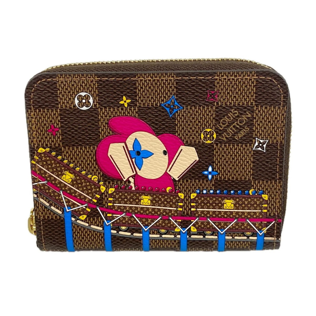 LOUIS VUITTON DAMIER VIVIENNE ZIPPY COIN PURSE: Louis Vuitton Damier Vivienne Zippy Coin Purse Brand: Louis Vuitton Type/Style: Coin purse/coin case Material: none Color: Ebene Size: (HxWxD) 8.5cm x 11cm x 2cm / 3.34inch x 4.33inch x 0.78inch A