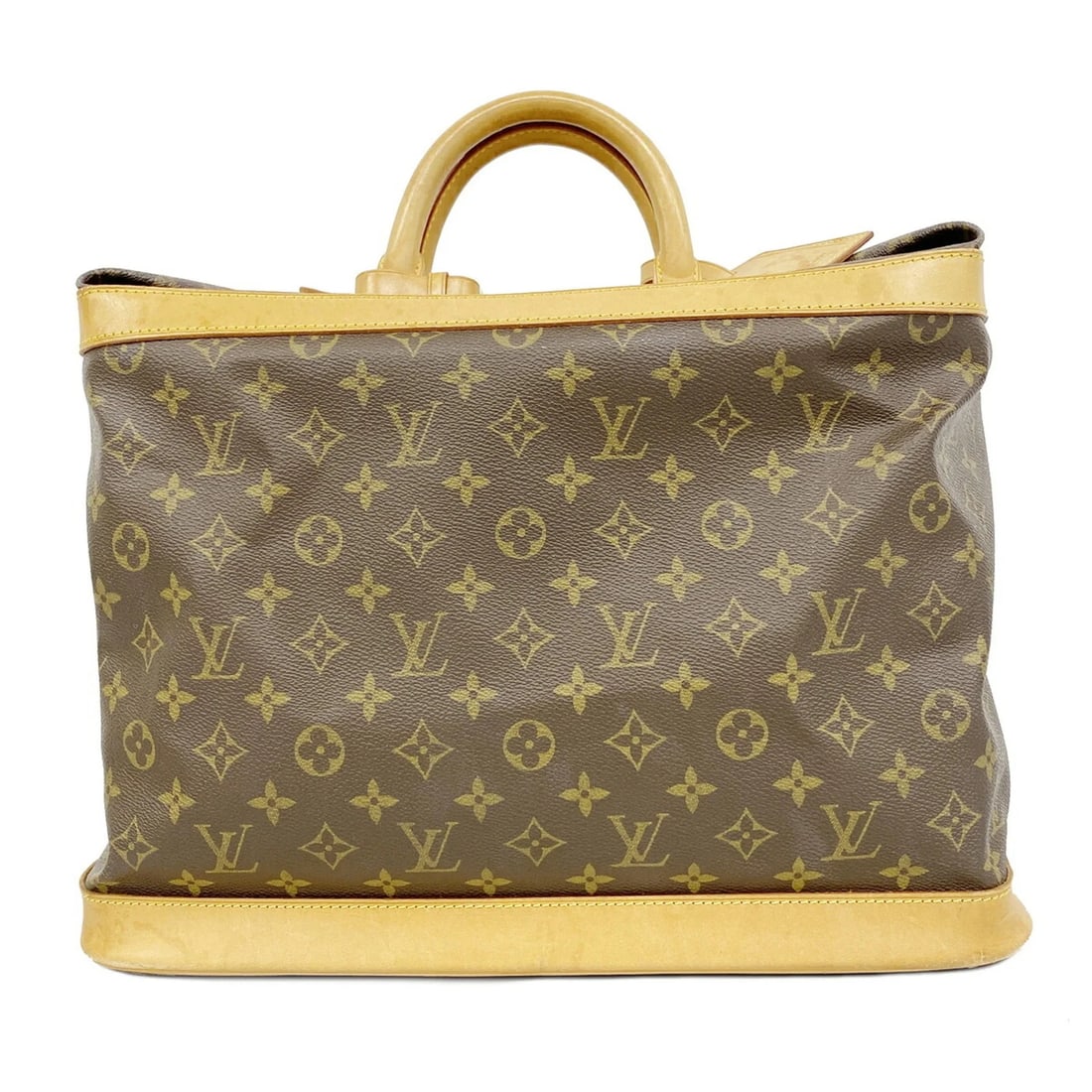 LOUIS VUITTON MONOGRAM CRUISER BAG: Louis Vuitton Monogram Cruiser Bag Brand: Louis Vuitton Type/Style: Boston bag Material: none Color: Brown Size: (HxWxD) 29cm x 39cm x 24cm / 11.41inch x 15.35inch x 9.44inch Accessories: None