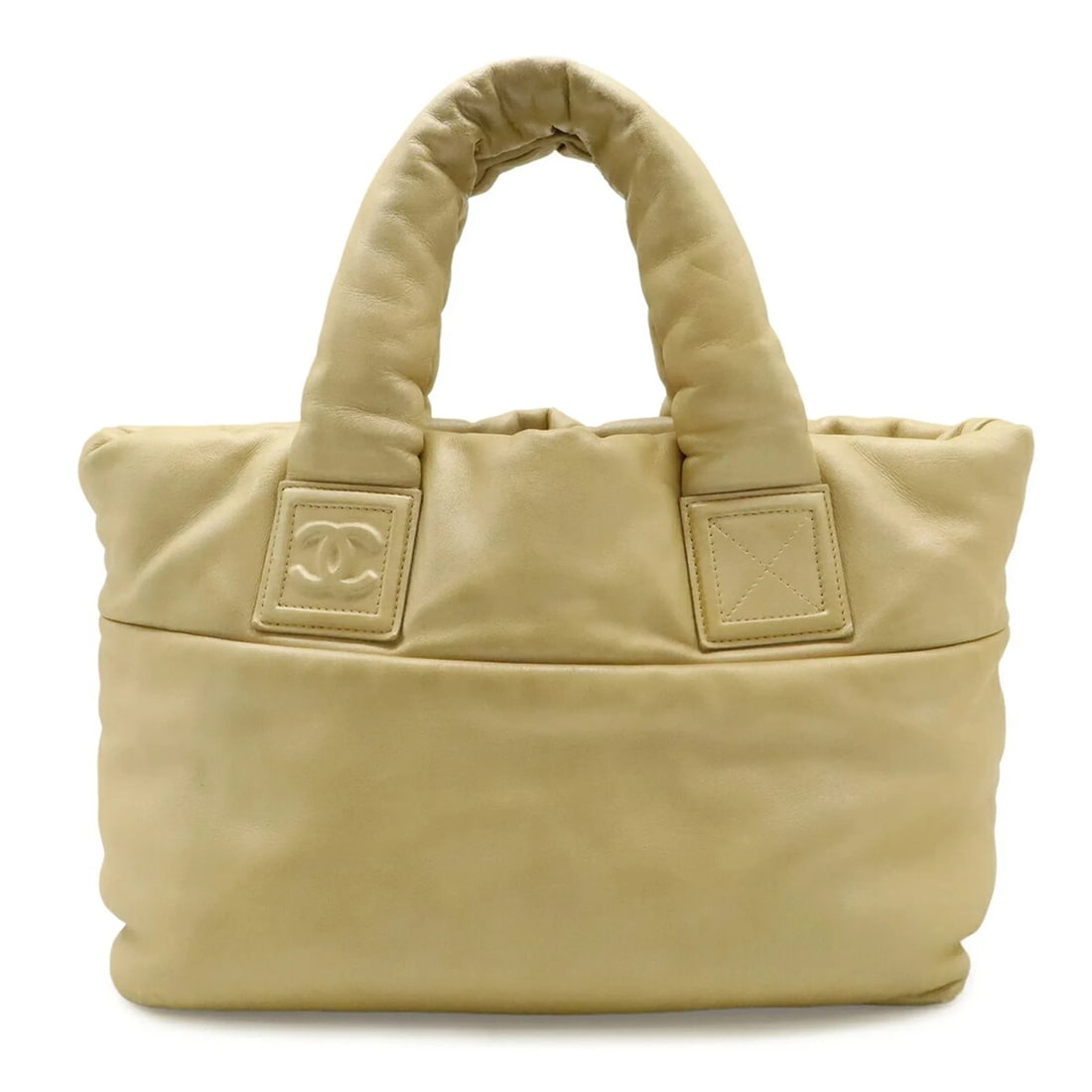 CHANEL COCO COCOON SMALL TOTE BAG, HANDBAG: CHANEL Coco Cocoon Small Tote Bag, Handbag Brand: Chanel Type/Style: Handbag, Tote bag Material: Leather Color: Gold Size: (HxWxD) 24cm x 44cm x 16cm / 9.44inch x 17.32inch x 6.29inch Accessories:
