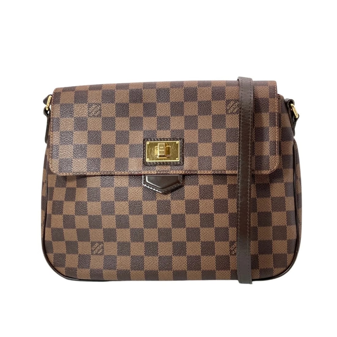 LOUIS VUITTON BUSAS ROSEBERRY SHOULDER BAG: Louis Vuitton Busas Roseberry Shoulder Bag Brand: Louis Vuitton Type/Style: Shoulder bag Material: Damier Canvas Color: Brown Size: (HxWxD) 24cm x 31cm x 11cm / 9.44inch x 12.2inch x 4.33inch
