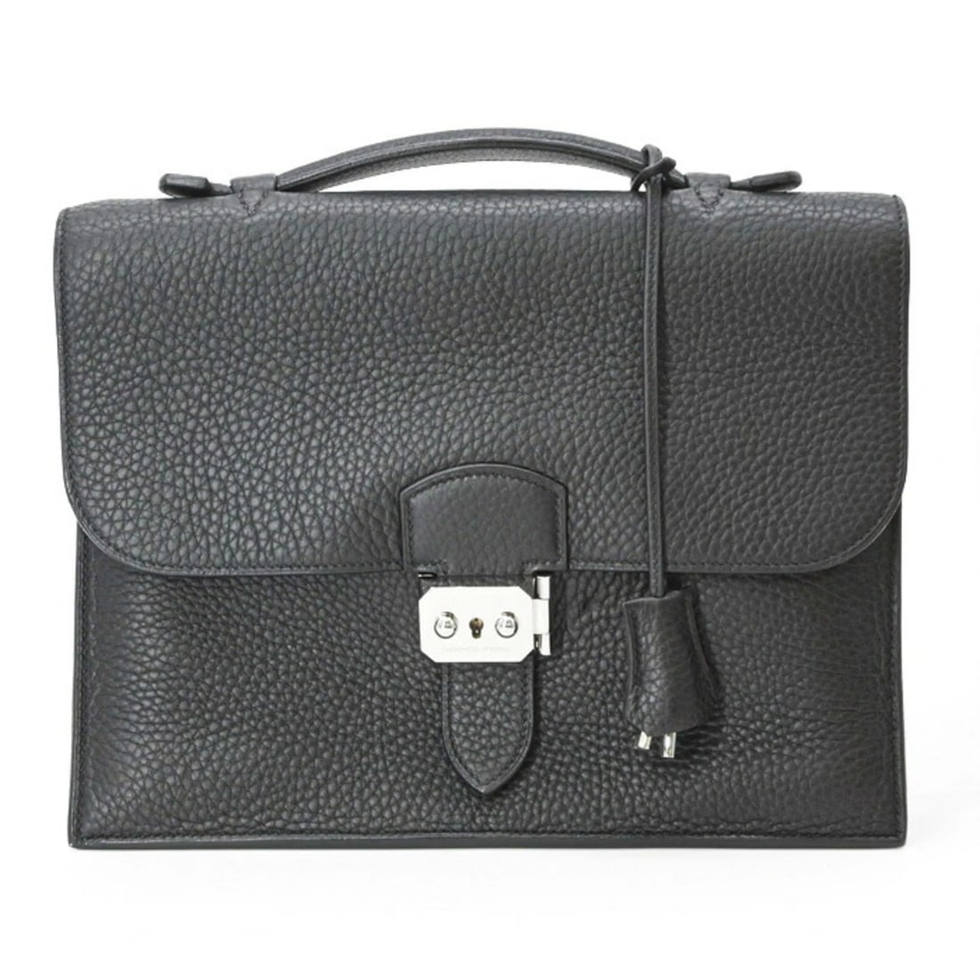 HERMES SAC A DEPECHES 27 HANDBAG BUSINESS BAG: HERMES Sac a Depeches 27 Handbag Business Bag Brand: Hermes Type/Style: Handbag Material: Taurillon clemence leather Color: Black Size: (HxWxD) 20cm x 27cm x 6cm / 7.87inch x 10.62inch x 2.36inch