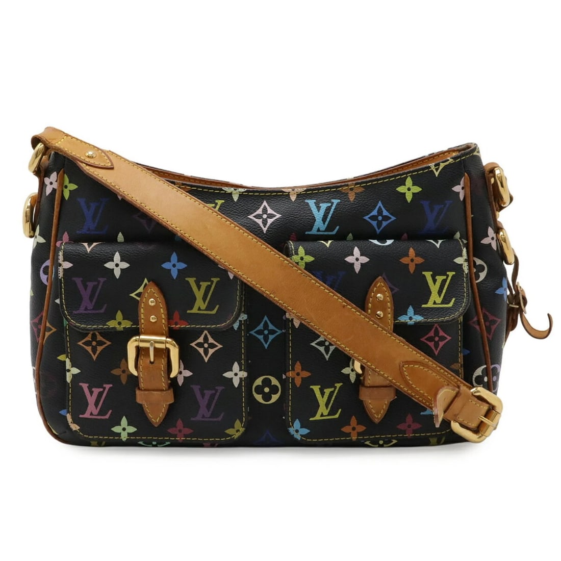 LOUIS VUITTON MONOGRAM MULTICOLOR: Louis Vuitton Monogram Multicolor Brand: Louis Vuitton Type/Style: Shoulder bag Material: Monogram , Canvas Color: Black, Noir Size: (HxWxD) 20cm x 32cm x 9cm / 7.87inch x 12.59inch x 3.54inch