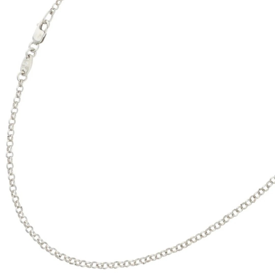 CHROME HEARTS NECKCHAIN ROLL CHAIN SILVER NECKLACE: Chrome hearts NECKCHAIN roll chain silver necklace Brand: Chrome Hearts Type/Style: Necklace Material: 925 Silver Color: Silver Size: Chain width 0.2cm, total length 51.5cm Accessories: None