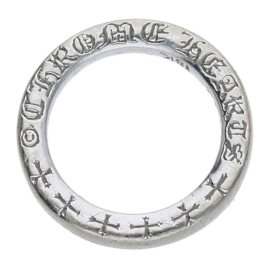 CHROME HEARTS NTFL WHITE GOLD RING: Chrome Hearts NTFL White Gold Ring Brand: Chrome Hearts Type/Style: Ring Material: Color: White Size: 2.75 - 3 US Accessories: None Accessories Notice: When purchasing pre-owned goods, please refer