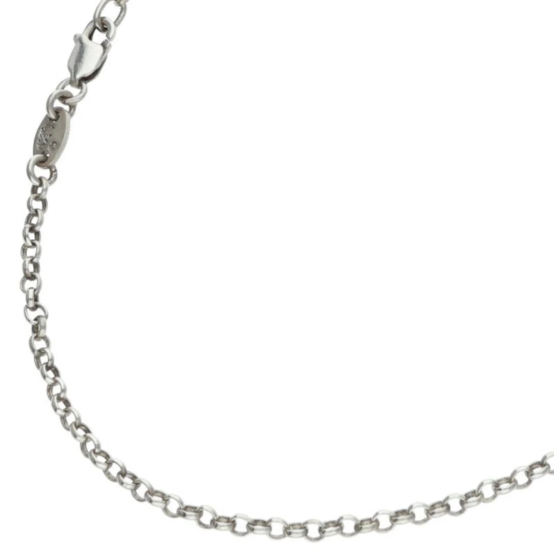 CHROME HEARTS NECKCHAIN R20 ROLL CHAIN SILVER NECKLACE FOR MEN: Chrome hearts NECKCHAIN R20 roll chain silver necklace for men Brand: Chrome Hearts Type/Style: Necklace Material: 925 Silver Color: Silver Size: Chain width 0.2cm, total length 51.5cm Accessories: