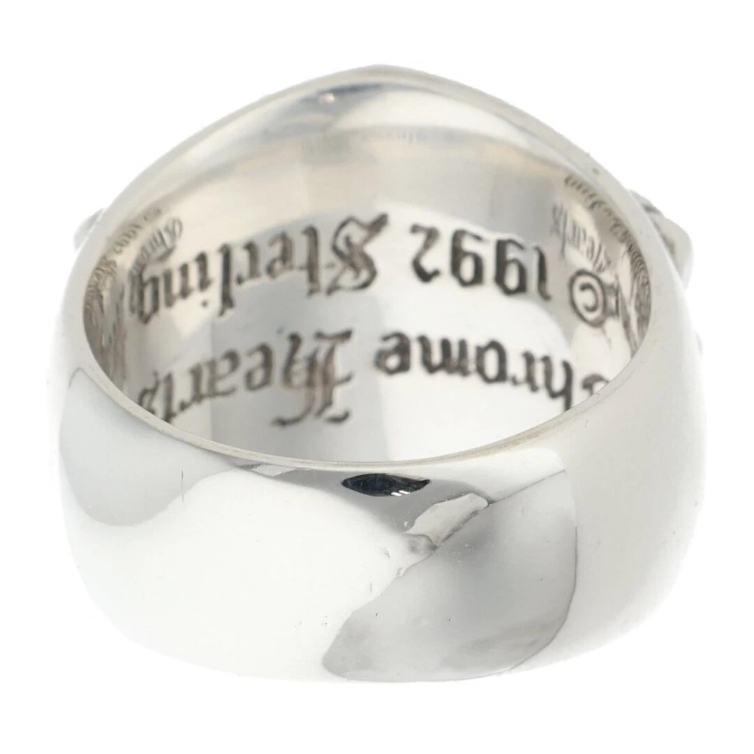 CHROME HEARTS KEEPER SILVER RING - 2
