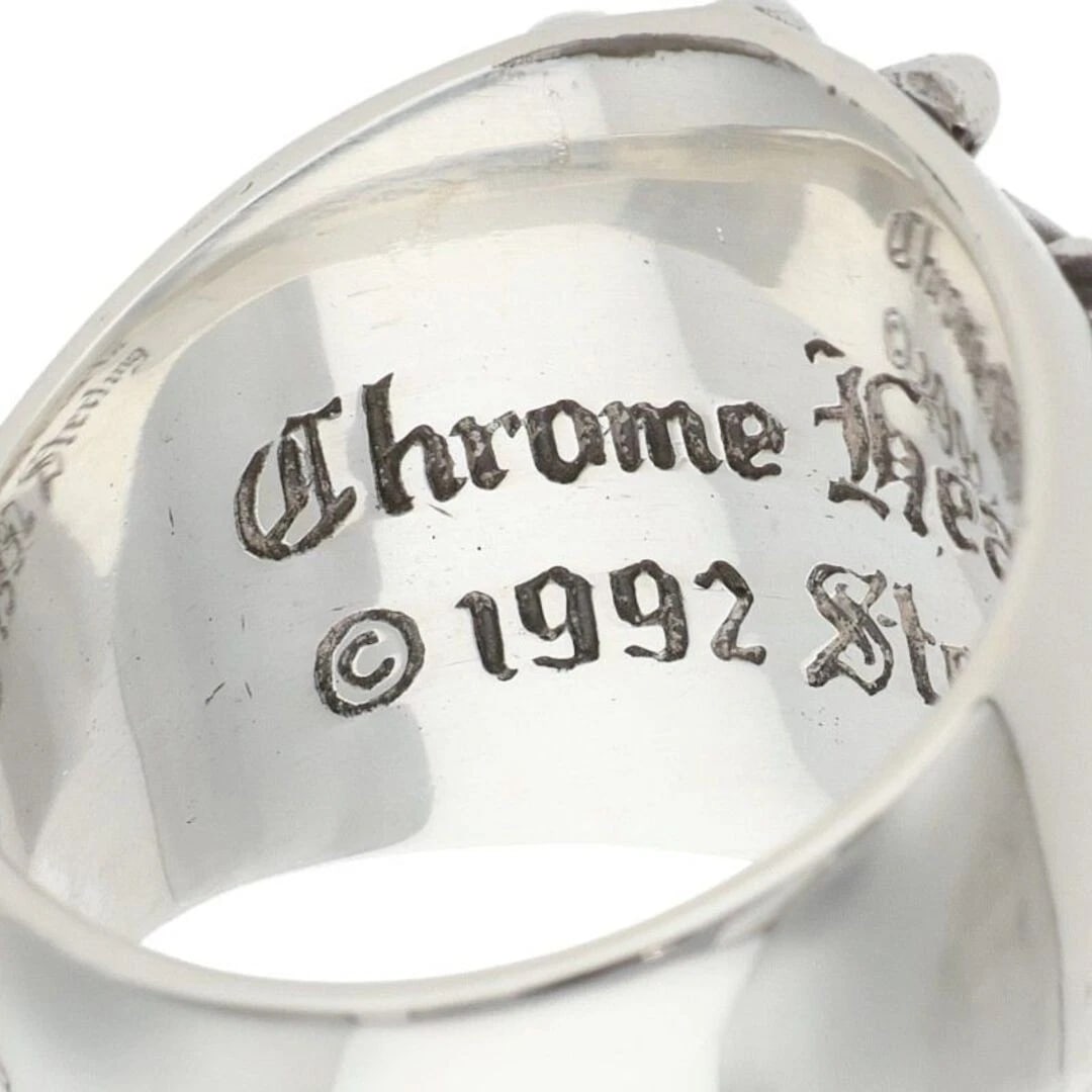 CHROME HEARTS KEEPER SILVER RING - 3