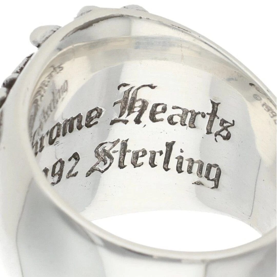 CHROME HEARTS KEEPER SILVER RING - 4