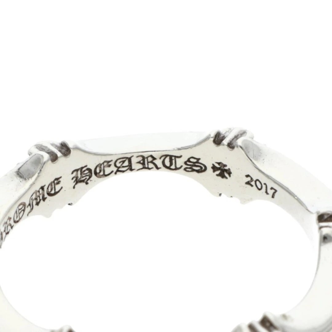 CHROME HEARTS PLUS AND BONE RING SILVER - 3