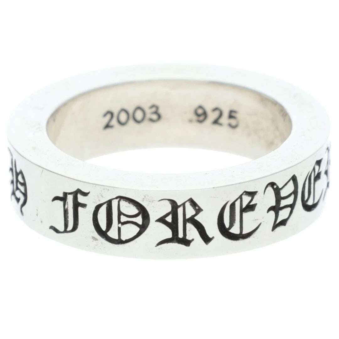 CHROME HEARTS SPACER FOREVER SILVER RING: Chrome Hearts Spacer Forever Silver Ring Brand: Chrome Hearts Type/Style: Ring Material: Color: Size: 7.25 US Accessories: None Accessories Notice: When purchasing pre-owned goods, please