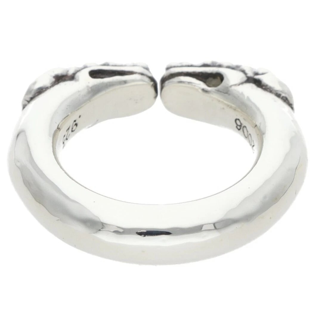 CHROME HEARTS DOUBLE DOG RING SILVER - 2