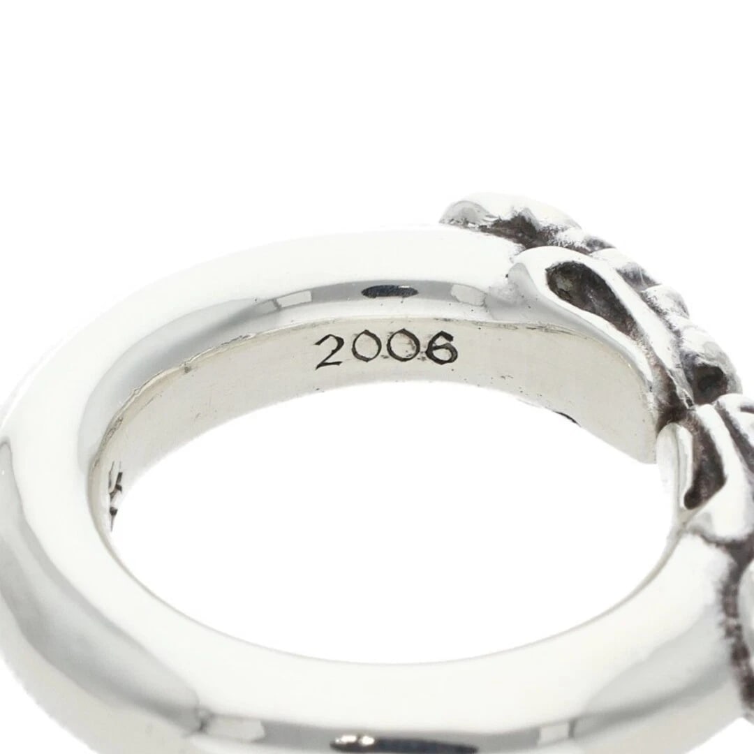CHROME HEARTS DOUBLE DOG RING SILVER - 3