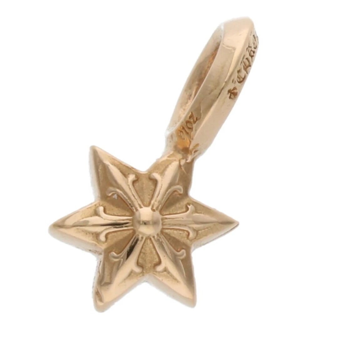CHROME HEARTS STACK STAR V2 CHARM GOLD NECKLACE: Chrome Hearts Stack Star V2 Charm Gold Necklace Brand: Chrome Hearts Type/Style: Necklace Material: 22K Gold Color: Yellow Gold Size: Width 0.8cm, vertical 1.4cm Accessories: None Accessories Notice: