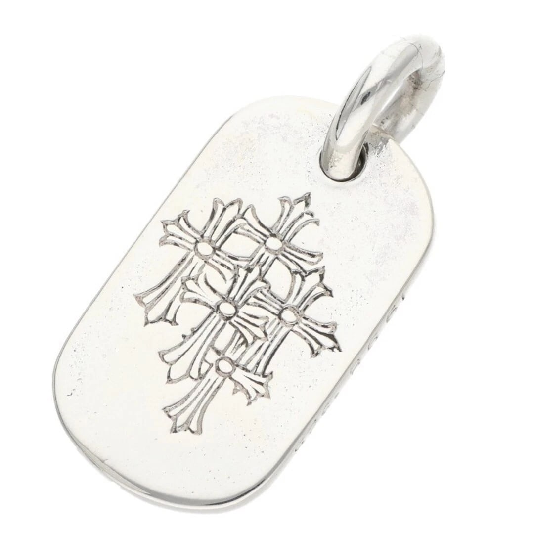 CHROME HEARTS D TAG SML SMALL DOG NECKLACE TOP: Chrome Hearts D TAG SML small dog necklace top Brand: Chrome Hearts Type/Style: Necklace Material: 925 silver Color: silver Size: vertical 3.7cm Accessories: None Accessories Notice: When purchasing