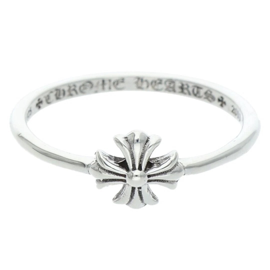 CHROME HEARTS BUBBLEGUM PLS BUBBLE GUM PLUS SILVER RING: Chrome Hearts BUBBLEGUM PLS Bubble Gum Plus Silver Ring Brand: Chrome Hearts Type/Style: Ring Material: 925 silver Color: silver Size: US Size 15 Accessories: None Accessories Notice: When