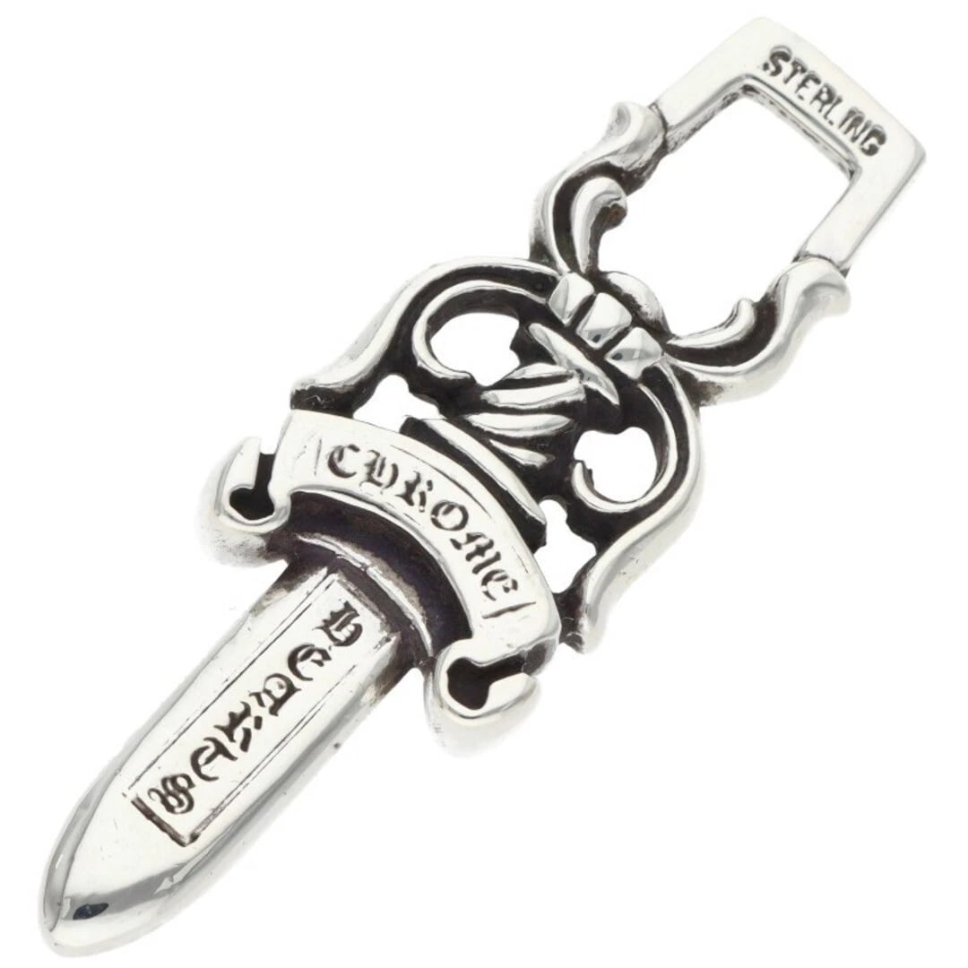 CHROME HEARTS PENDANT SILVER NECKLACE TOP: chrome hearts pendant silver necklace top Brand: Chrome Hearts Type/Style: Necklace Material: 925 silver Color: silver Size: vertical 4.5cm Accessories: None Accessories Notice: When purchasing