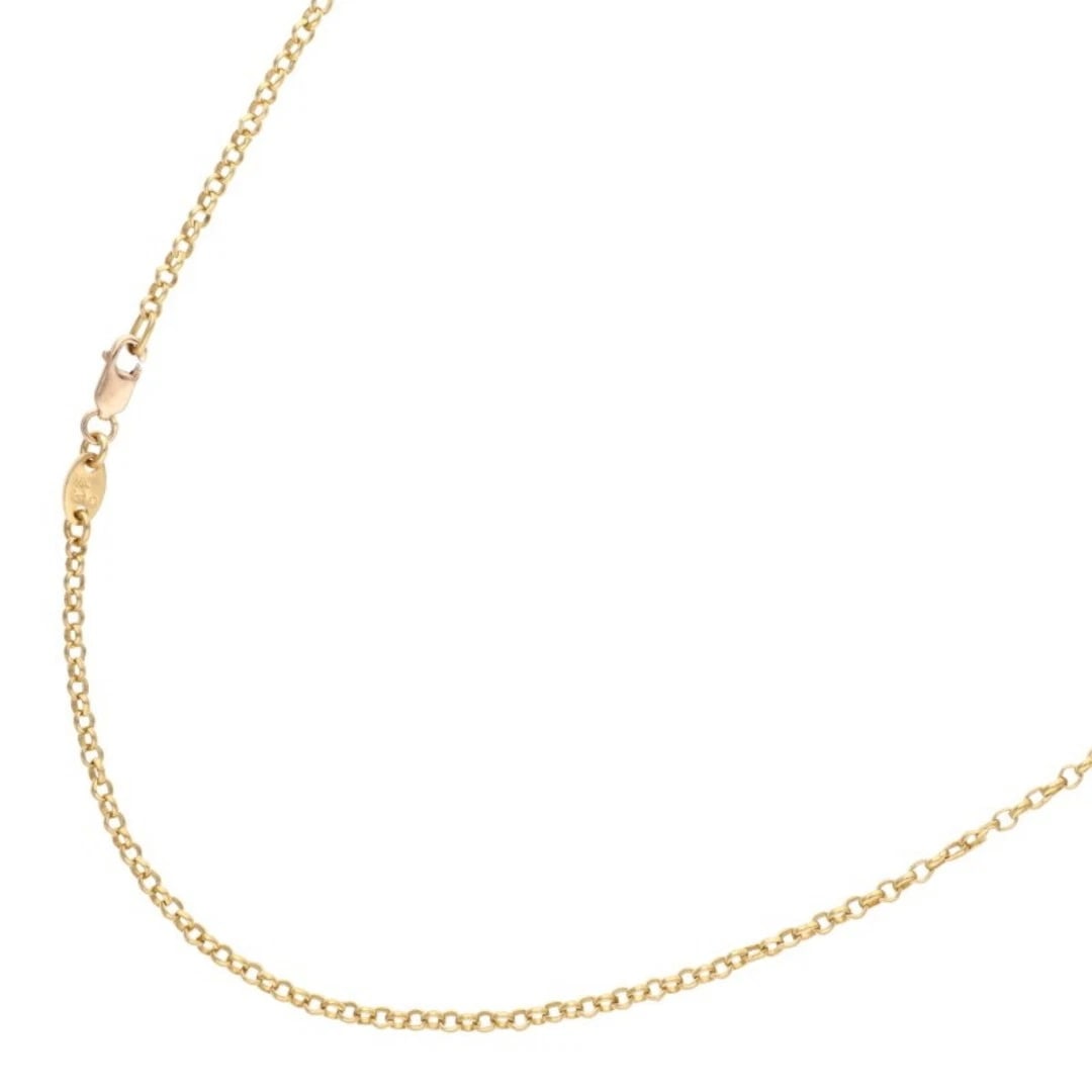 CHROME HEARTS NECKCHAIN ROLL CHAIN GOLD NECKLACE: Chrome Hearts NECKCHAIN roll Chain Gold Necklace Brand: Chrome Hearts Type/Style: Necklace Material: 22k Gold Color: Gold Size: total length 47.5cm Accessories: None Accessories Notice: Wh