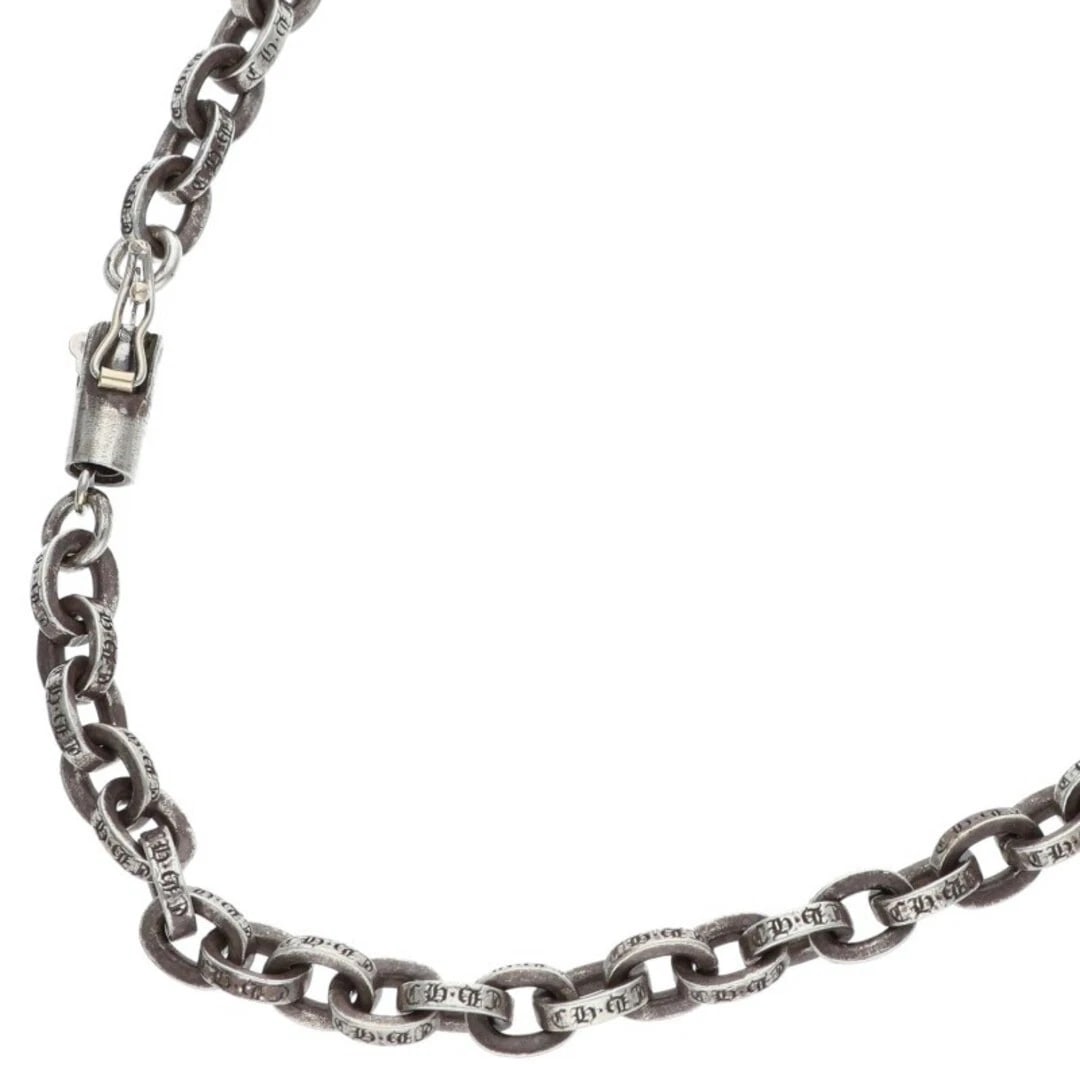CHROME HEARTS PAPER CHAIN SILVER NECKLACE: Chrome Hearts PAPER CHAIN Silver Necklace Brand: Chrome Hearts Type/Style: Necklace Material: 925 silver Color: silver Size: total length 61cm Accessories: None Accessories Notice: When pu