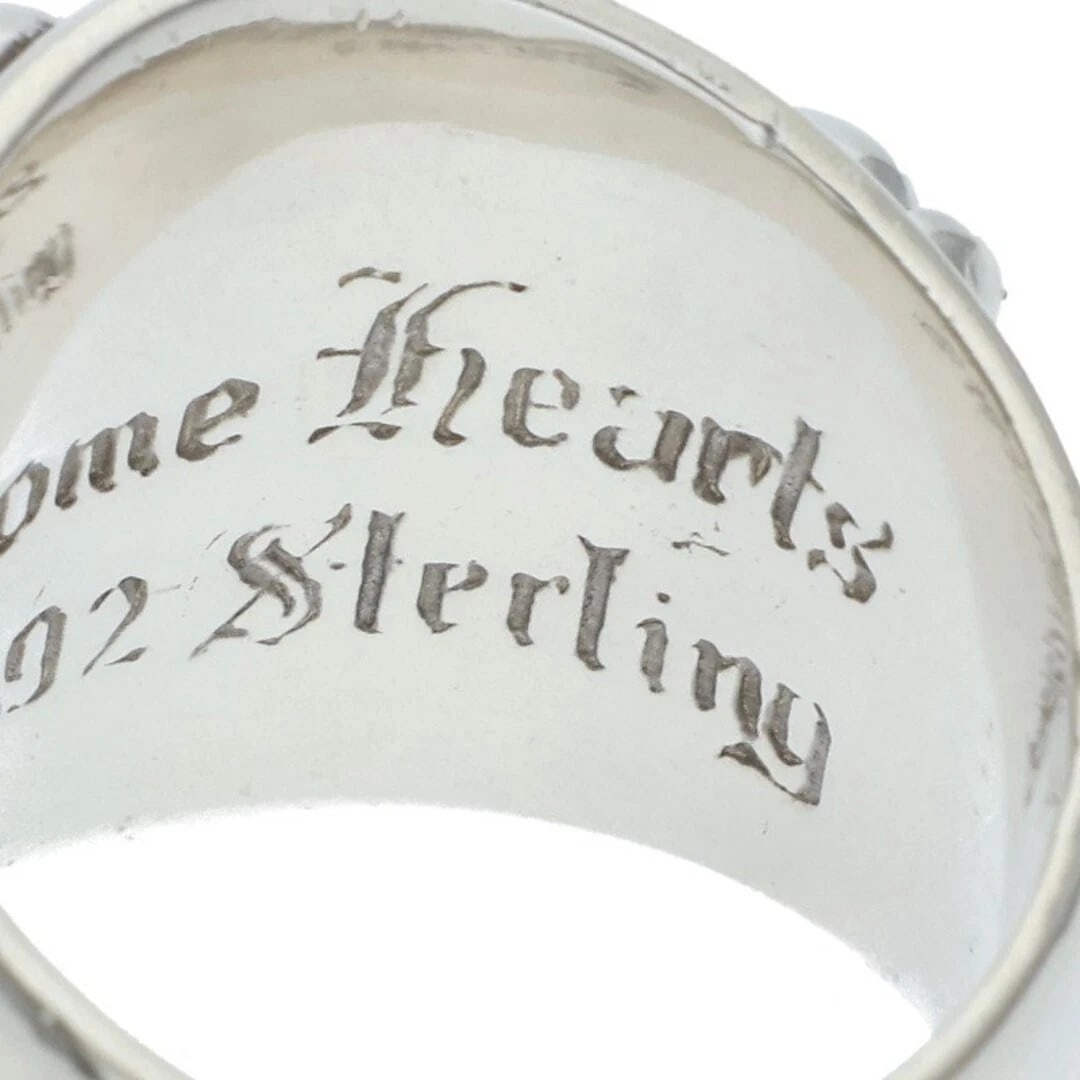 CHROME HEARTS KEEPER SILVER RING - 2