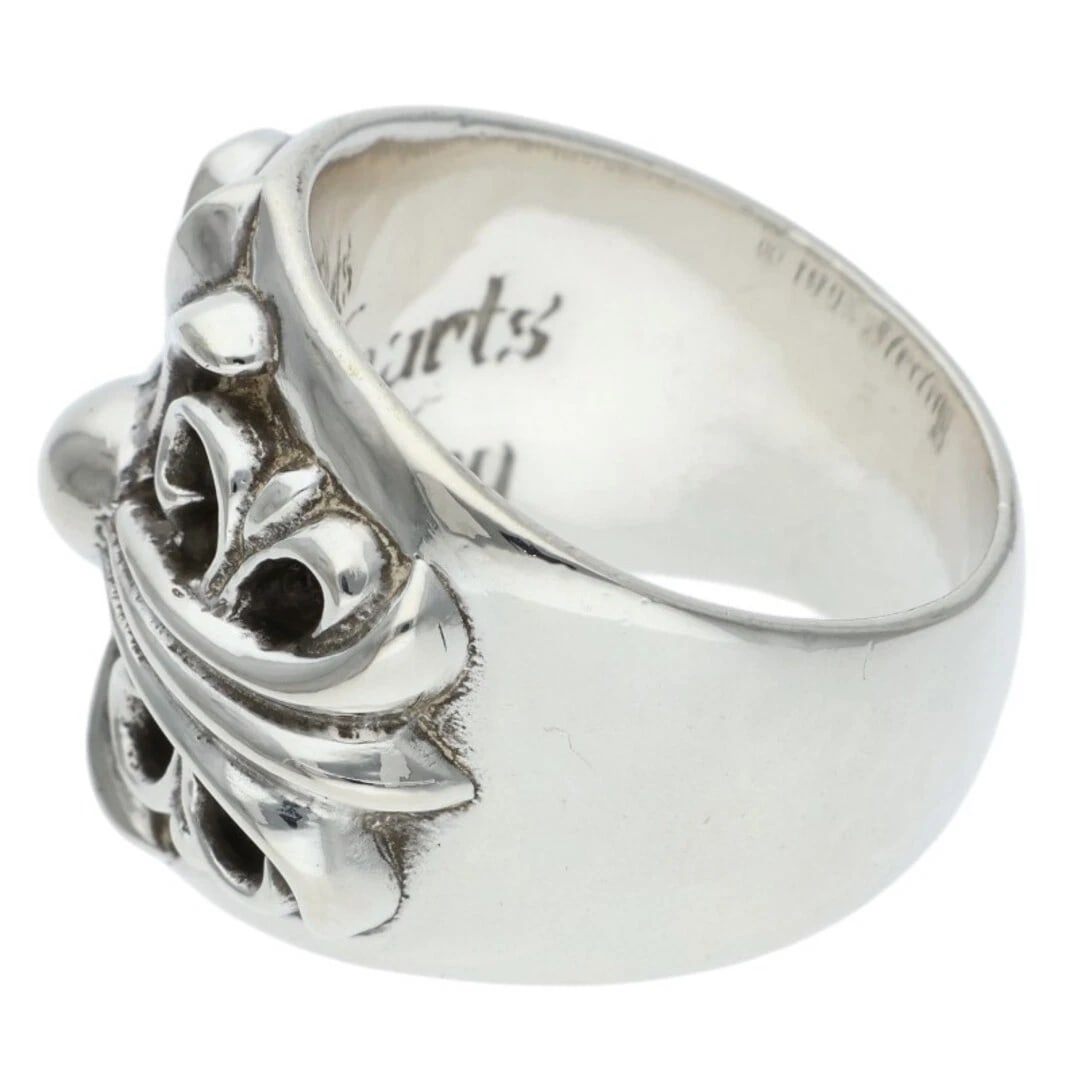 CHROME HEARTS KEEPER SILVER RING - 3