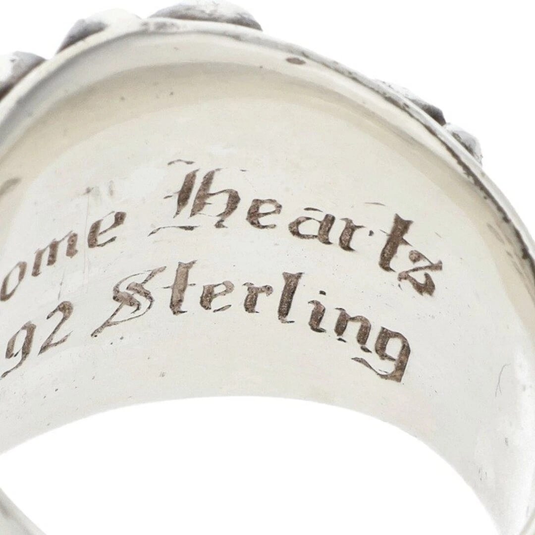 CHROME HEARTS KEEPER SILVER RING - 2