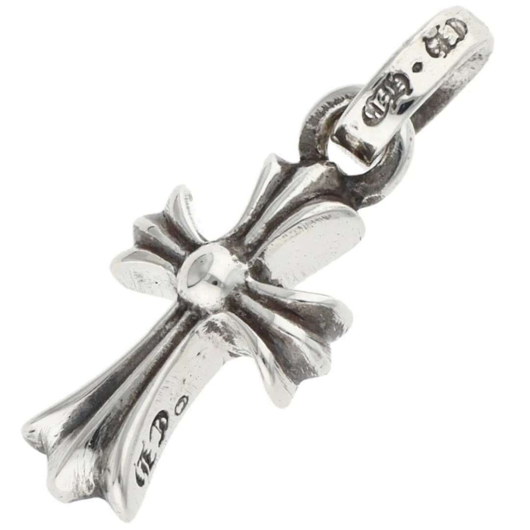 CHROME HEARTS BBYFAT BABY FAT CHARM SILVER NECKLACE TOP: Chrome Hearts BBYFAT Baby Fat Charm Silver Necklace Top Brand: Chrome Hearts Type/Style: Necklace Material: 925 silver Color: silver Size: vertical 2.4cm Accessories: None Accessories Notice: When