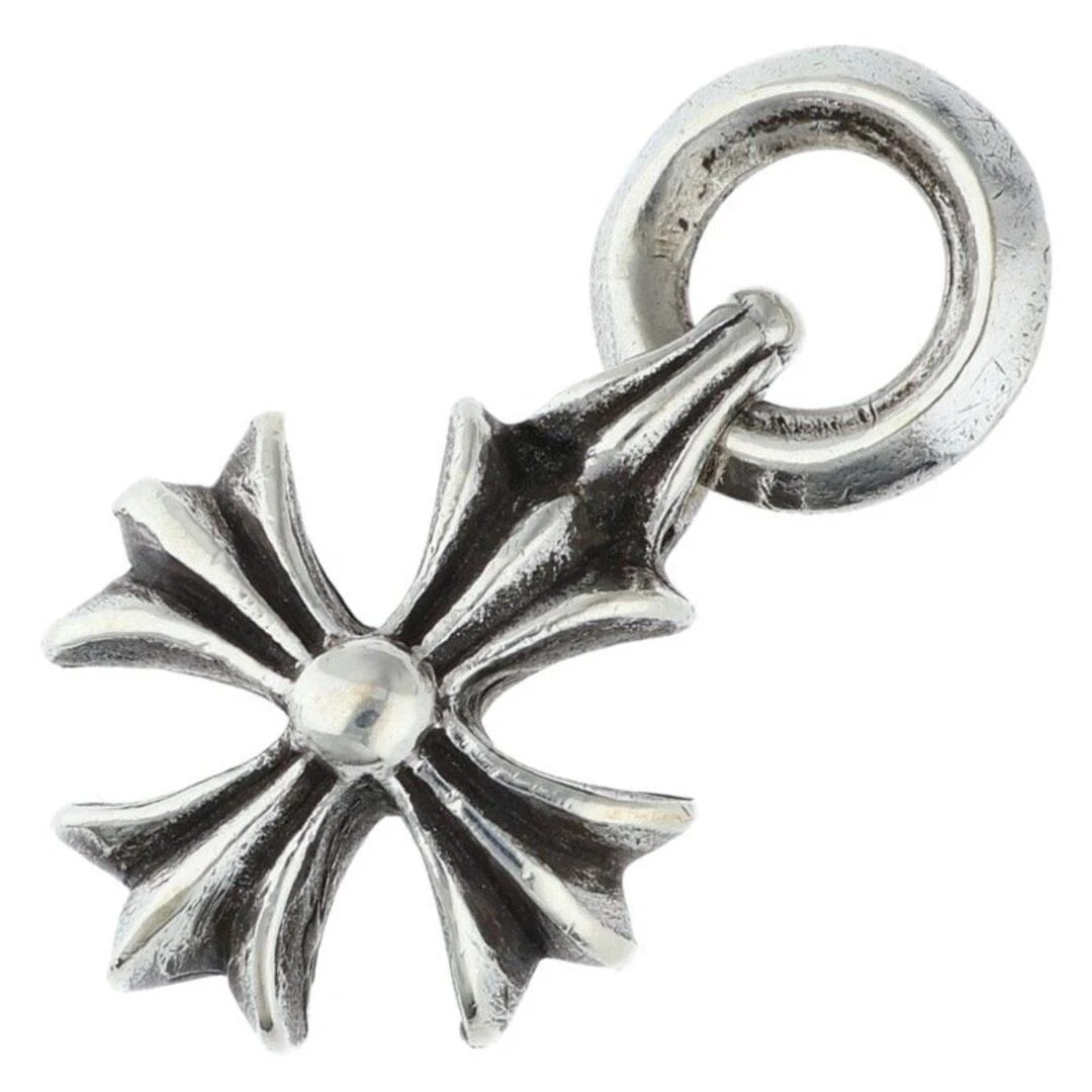 CHROME HEARTS CHARM CH PLUS OLD SILVER NECKLACE TOP: Chrome Hearts Charm Ch Plus Old Silver Necklace Top Brand: Chrome Hearts Type/Style: Necklace Material: 925 silver Color: silver Size: vertical 2.7cm Accessories: None Accessories Notice: When