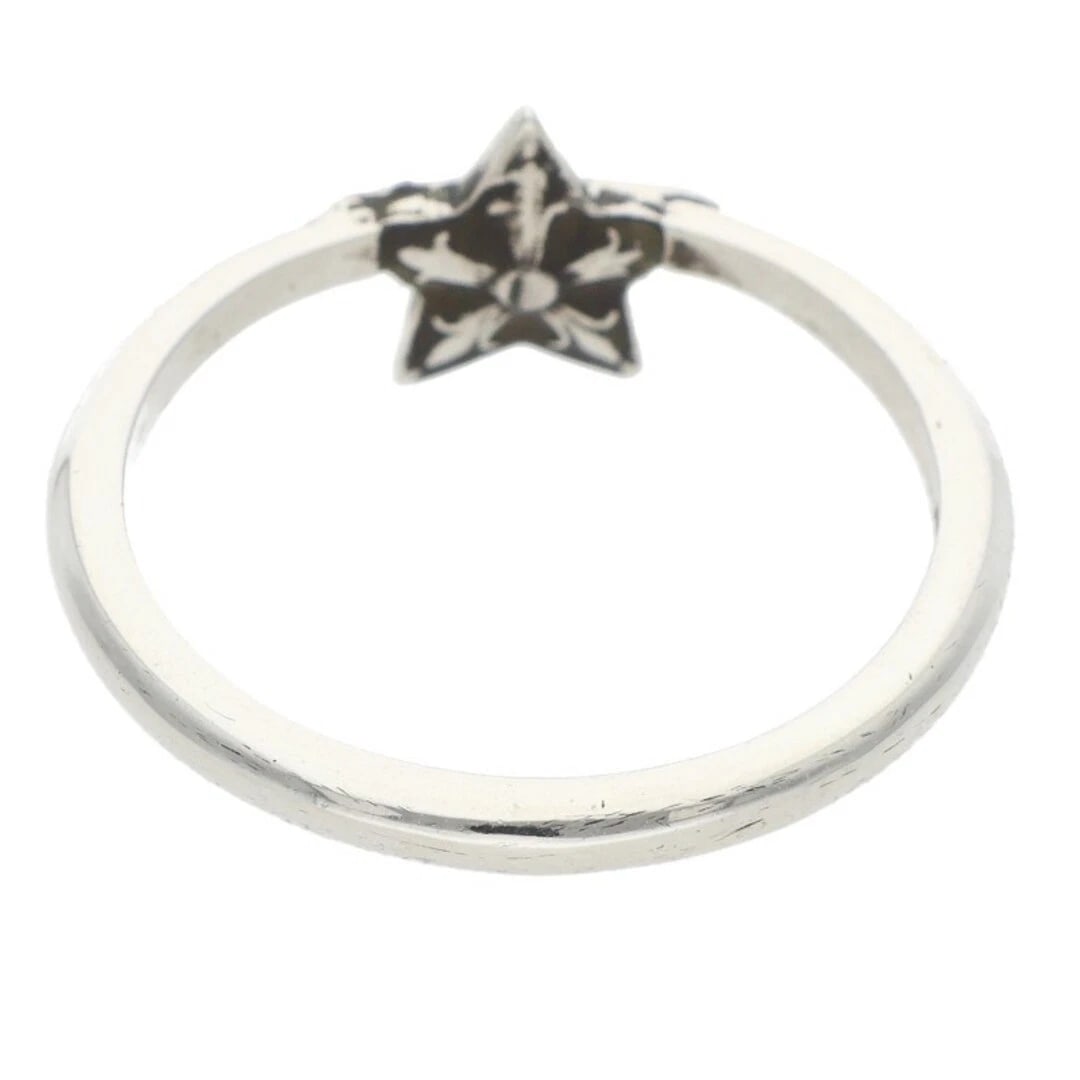 CHROME HEARTS BUBBLGM STAR BUBBLE GUM SILVER RING - 2