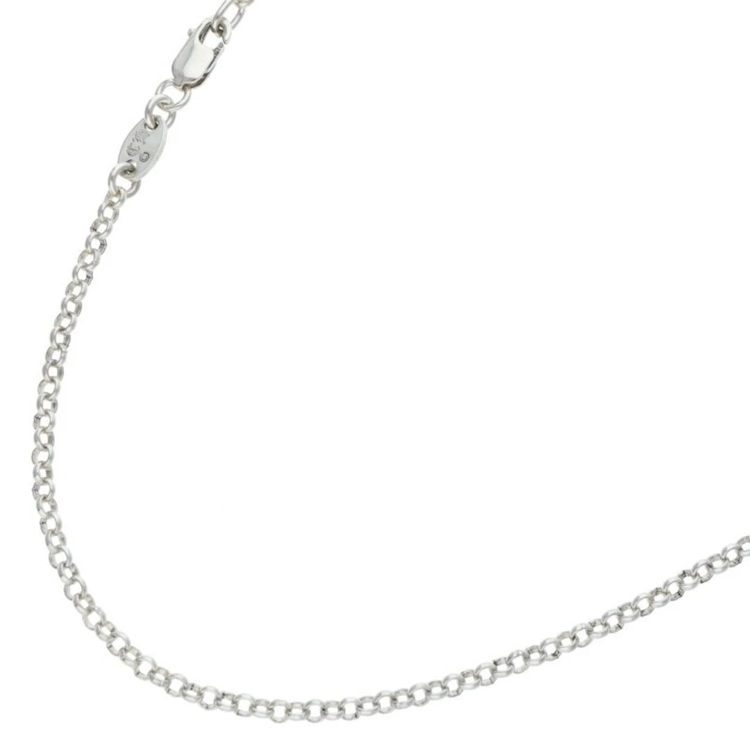 CHROME HEARTS NECKCHAIN: Chrome Hearts Neckchain Brand: Chrome Hearts Type/Style: Necklace Material: 925 Silver Color: silver Size: total length 46.5cm Accessories: None Accessories Notice: When purchasing pre-owned goods,