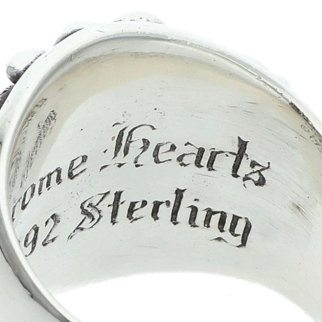 CHROME HEARTS KEEPER SILVER RING - 2