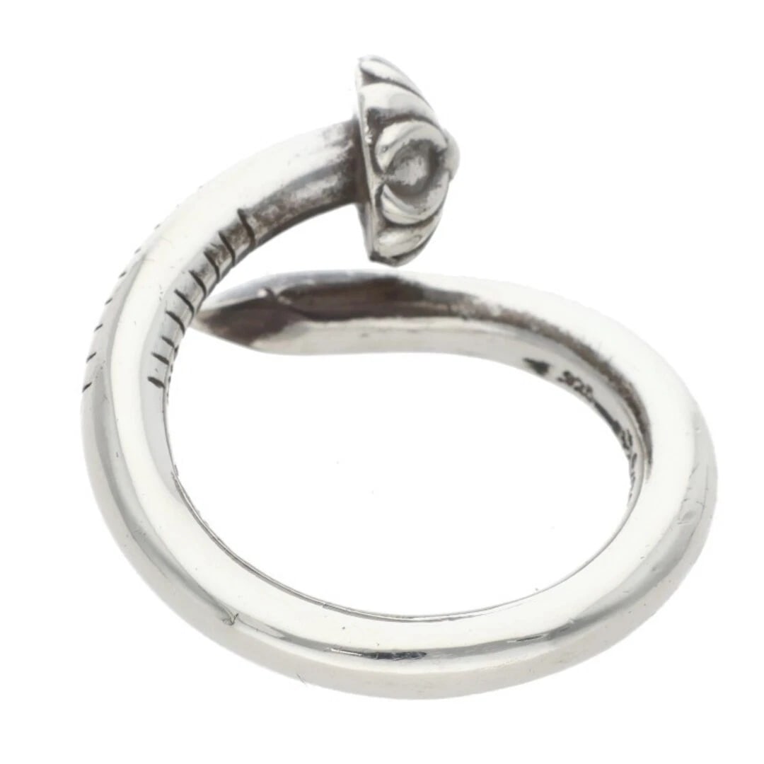 CHROME HEARTS CROSSBALL SILVER RING - 2
