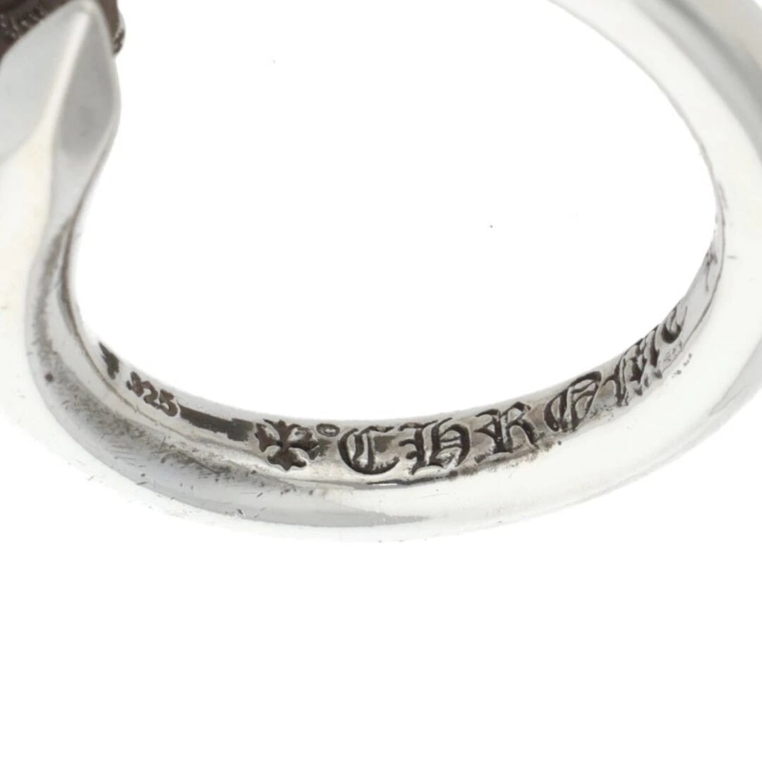 CHROME HEARTS CROSSBALL SILVER RING - 3
